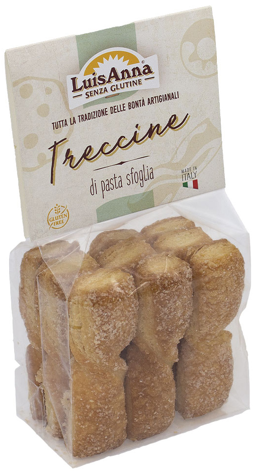 BISCOTTI SFOGLIA TRECCINE 130 G - Farmacia Dott. Pasquale Russo