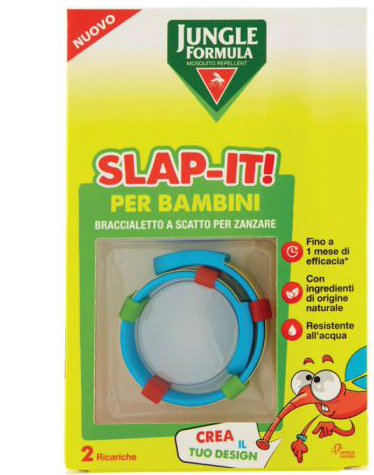 JUNGLE FORMULA SLAP-IT BRACCIALETTO ANTI-ZANZARE PER BAMBINI+ 2 RICARICHE - Farmacia Dott. Pasquale Russo