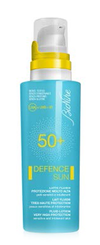 DEFENCE SUN 50+ LATTE FLUIDO PROTEZIONE MOLTO ALTA 125 ML - Farmacia Dott. Pasquale Russo