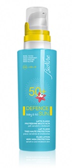 DEFENCE SUN 50+ BABY&KID LATTE FLUIDO PROTEZIONE MOLTO ALTA 125 ML - Farmacia Dott. Pasquale Russo