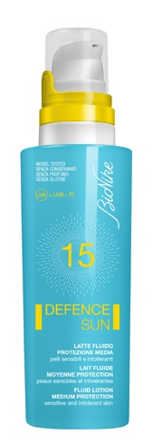 DEFENCE SUN 15 LATTE FLUIDO PROTEZIONE MEDIA 125 ML - Farmacia Dott. Pasquale Russo