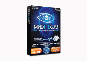 MIND THE GUM EMPOWERING CHEWING-GUM 9 PEZZI - Farmacia Dott. Pasquale Russo