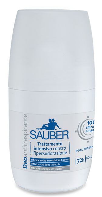 SAUBER ANTITRASPARANTE 72 ORE ROLL-ON - Farmacia Dott. Pasquale Russo