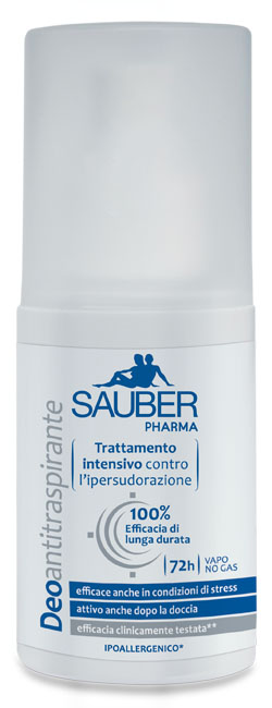 SAUBER ANTITRASPIRANTE 72 ORE VAPO - Farmacia Dott. Pasquale Russo