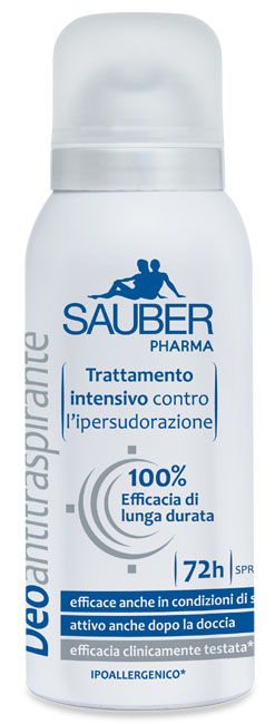 SAUBER ANTITRASPIRANTE 72 ORE SPRAY - Farmacia Dott. Pasquale Russo