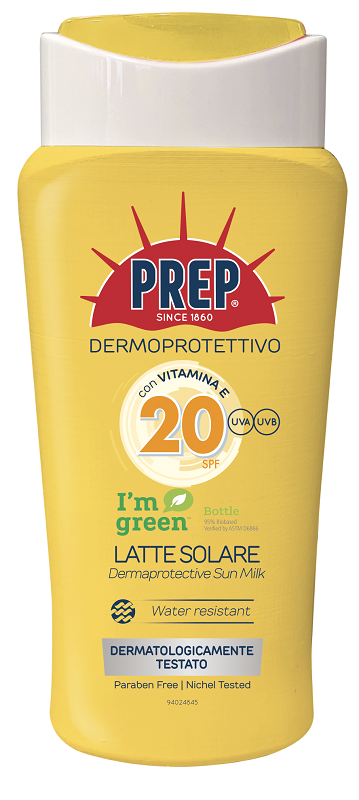 PREP DERMOPROTETTIVO LATTE SOLARE SPF20 200 ML - Farmacia Dott. Pasquale Russo