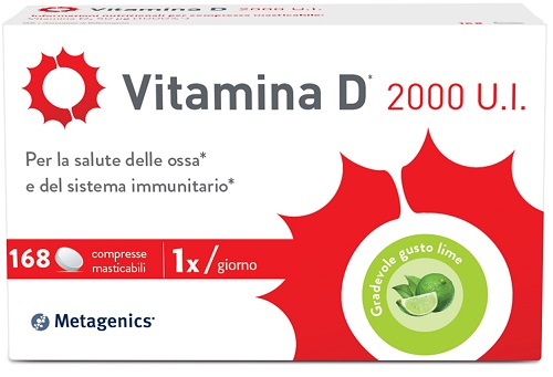 VITAMINA D 2000 UI 168 COMPRESSE MASTICABILI - Farmacia Dott. Pasquale Russo
