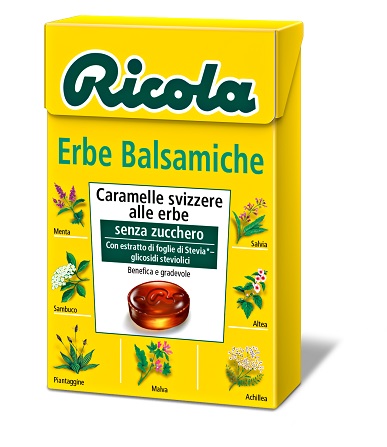 RICOLA ERBE BALSAMICHE SENZA ZUCCHERO 50 G - Farmacia Dott. Pasquale Russo