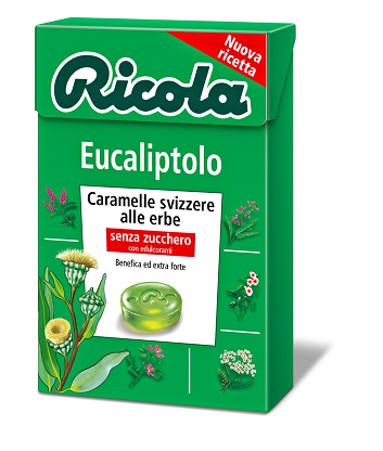 RICOLA EUCALIPTOLO SENZA ZUCCHERO 50 G - Farmacia Dott. Pasquale Russo