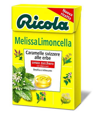 RICOLA MELISSA LIMONCELLA SENZA ZUCCHERO 50 G - Farmacia Dott. Pasquale Russo