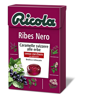 RICOLA RIBES NERO SENZA ZUCCHERO 50 G - Farmacia Dott. Pasquale Russo