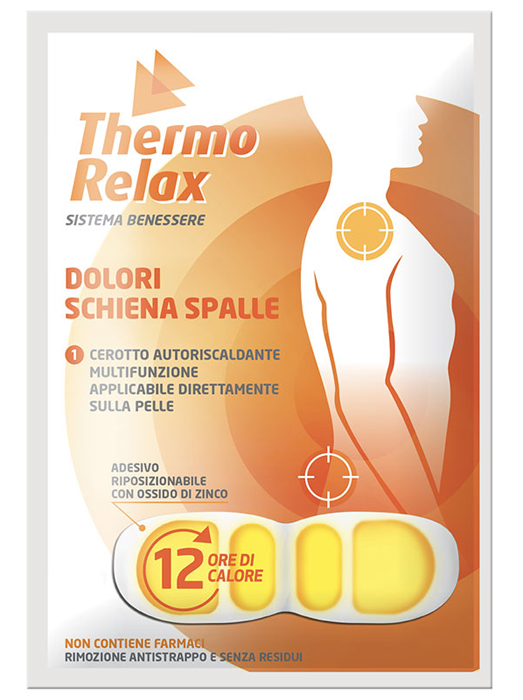 THERMORELAX CEROTTO AUTORISCALDANTE DOLORE SCHIENA/SPALLE 1 PEZZO - Farmacia Dott. Pasquale Russo