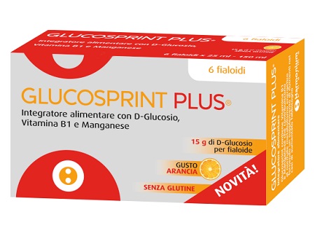 GLUCOSPRINT PLUS ARANCIA 6 FIALOIDI DA 25 ML - Farmacia Dott. Pasquale Russo