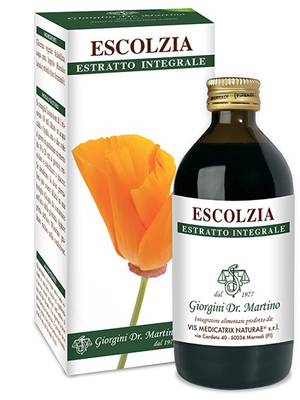 ESCOLZIA ESTRATTO INTEGRALE 200 ML - Farmacia Dott. Pasquale Russo