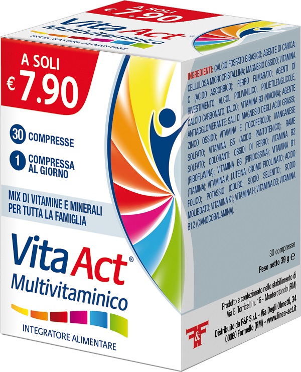 VITA ACT MULTIVITAMINICO 30 COMPRESSE - Farmacia Dott. Pasquale Russo