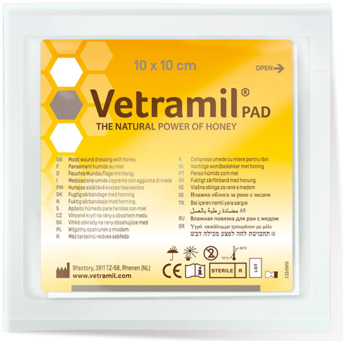 VETRAMIL PAD GARZA 10 X 10CM 5 PEZZI USO VETERINARIO - Farmacia Dott. Pasquale Russo