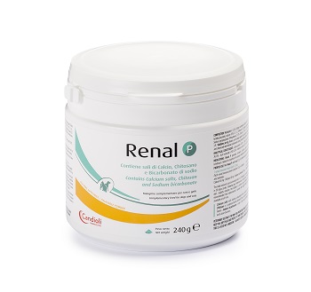 RENAL P MANGIME COMPLEMENTARE PER CANI E GATTI BARATTOLO 240 G - Farmacia Dott. Pasquale Russo