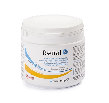 RENAL N MANGIME COMPLEMENTARE PER CANI E GATTI BARATTOLO 240 G - Farmacia Dott. Pasquale Russo