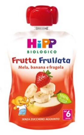 HIPP BIO FRUTTA FRULLATA MELA BANANA FRAGOLA 90 G - Farmacia Dott. Pasquale Russo