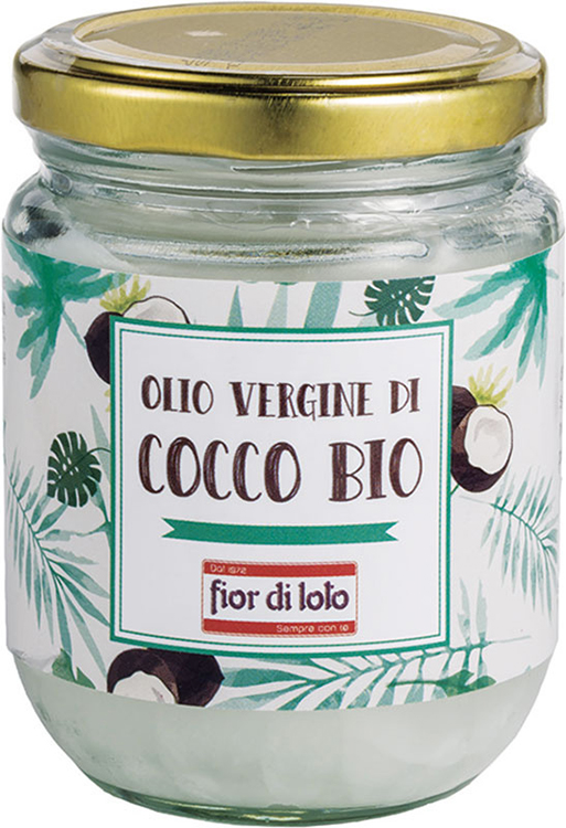 FIOR DI LOTO OLIO VERGINE DI COCCO BIO 200 ML - Farmacia Dott. Pasquale Russo