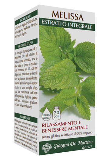 MELISSA ESTRATTO INTEGRALE 200 ML - Farmacia Dott. Pasquale Russo