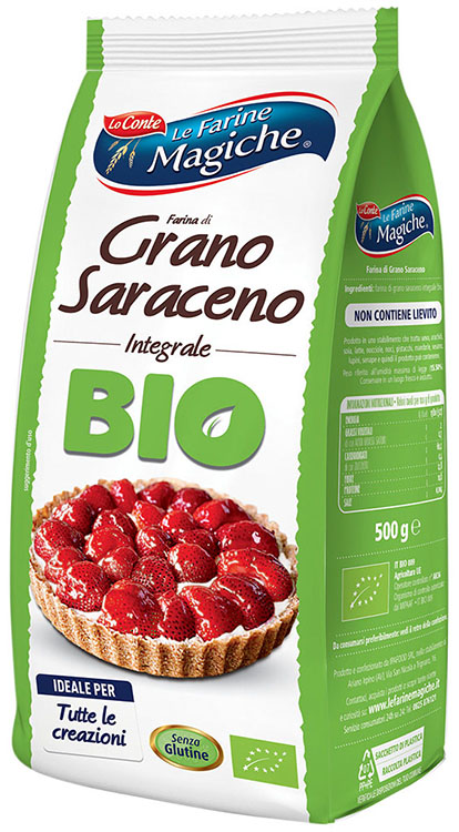 IPAFOOD FARINA MIX GRANO SARACENO BIOLOGICO 500 G - Farmacia Dott. Pasquale Russo