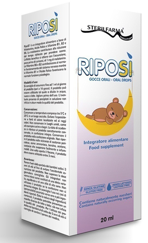 RIPOSI' NOTTE GOCCE ORALI 20 ML - Farmacia Dott. Pasquale Russo