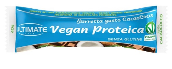 BARRETTA VEGAN PROTEIC CACAO/COCCO 40 G - Farmacia Dott. Pasquale Russo