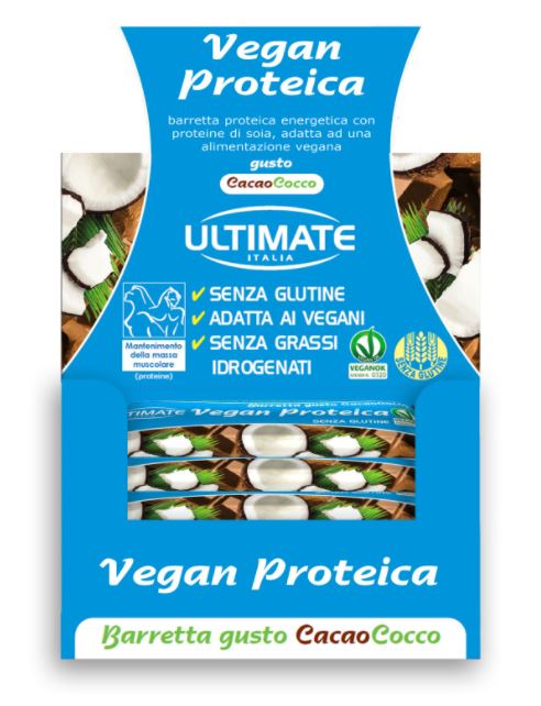 BARRETTA VEGAN PROTEICA CACAO/COCCO 24 PEZZI - Farmacia Dott. Pasquale Russo
