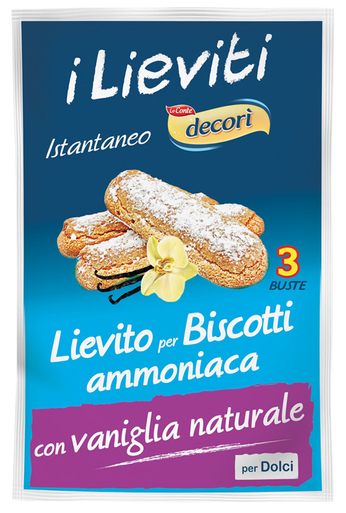 IPAFOOD LIEVITO PER BISCOTTI AMMONIACA SENZA GLUTINE 3 X 8 G - Farmacia Dott. Pasquale Russo