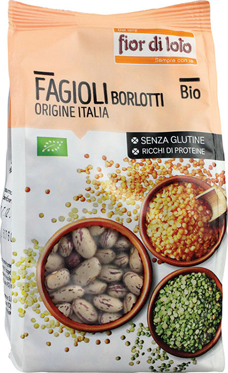 FAGIOLI BORLOTTI ITALIA SENZA GLUTINE BIO 400 G - Farmacia Dott. Pasquale Russo