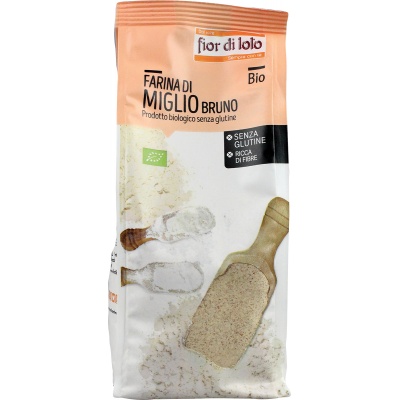 FARINA MIGLIO BRUNO SENZA GLUTINE BIO 375 G - Farmacia Dott. Pasquale Russo