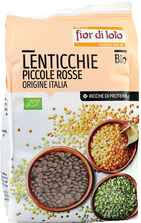 LENTICCHIE PICCOLE ROSSE ITALIA BIO 400 G - Farmacia Dott. Pasquale Russo