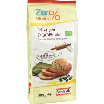MIX PER PANE SENZA GLUTINE BIO 500 G - Farmacia Dott. Pasquale Russo