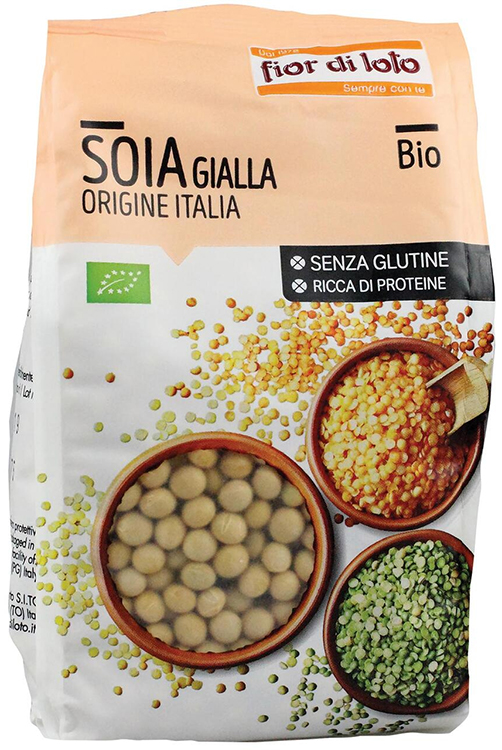 FIOR DI LOTO SOIA GIALLA ITALIA SENZA GLUTINE BIO 400 G - Farmacia Dott. Pasquale Russo