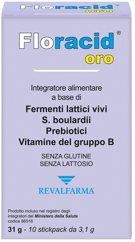 FLORACID OROSOLUBILE 10 STICKPACK - Farmacia Dott. Pasquale Russo