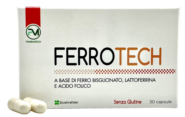 FERROTECH 30 CAPSULE DA 550MG - Farmacia Dott. Pasquale Russo