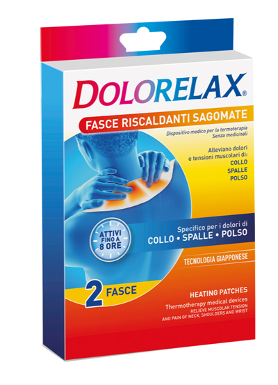 DOLORELAX FASCIA RISCALDANTE SAGOMATA 2 PEZZI - Farmacia Dott. Pasquale Russo