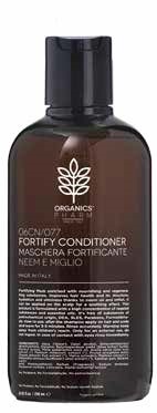 ORGANICS COSMETICS FORTIFY CONDITIONER NEEM OIL AND MILLET 250 ML - Farmacia Dott. Pasquale Russo