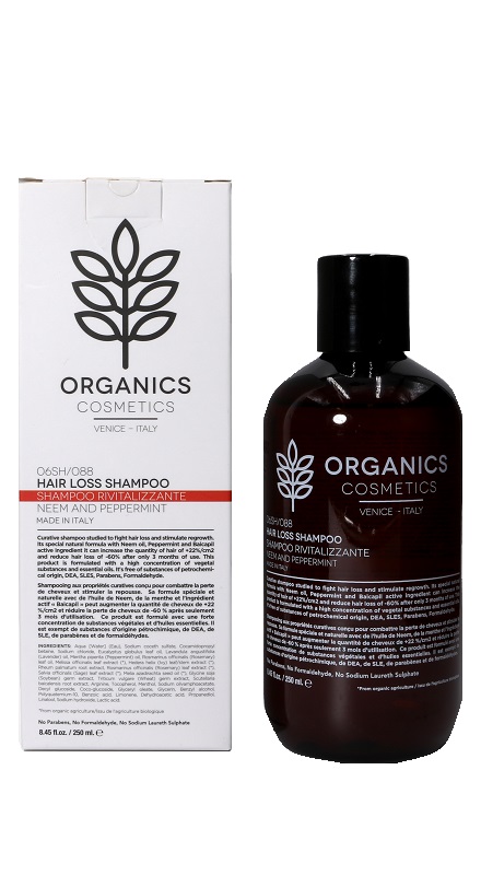 ORGANICS PHARM HAIR LOSS SHAMPOO NEEM OIL AND PEPPERMINT 250 ML - Farmacia Dott. Pasquale Russo