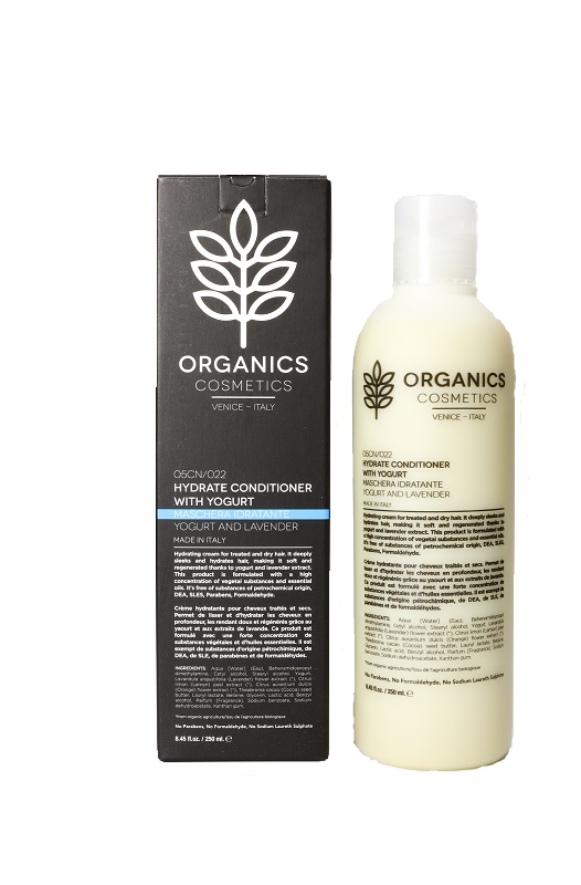 ORGANICS COSMETICS HYDRATE CONDITIONER WITH YOGURT AND LAVENDER 250 ML - Farmacia Dott. Pasquale Russo
