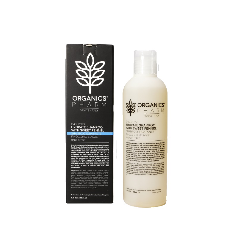 ORGANICS PHARM HYDRATE SHAMPOO WITH SWEET FENNEL 250 ML - Farmacia Dott. Pasquale Russo