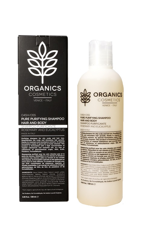 ORGANICS PHARM PURE PURIFYING SHAMPOO HAIR AND BODY 250 ML - Farmacia Dott. Pasquale Russo