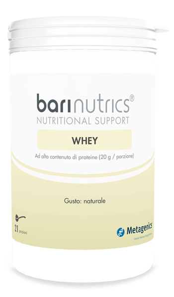 BARINUTRICS WHEY 21 PORZIONI X 22,71 G - Farmacia Dott. Pasquale Russo
