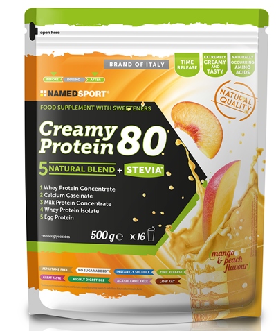 CREAMY PROTEIN MANGO PEACH 500 G - Farmacia Dott. Pasquale Russo
