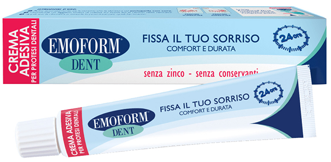 EMOFORM DENT CREMA ADESIVA PER PROTESI DENTALI 45 G PROMOZIONE - Farmacia Dott. Pasquale Russo