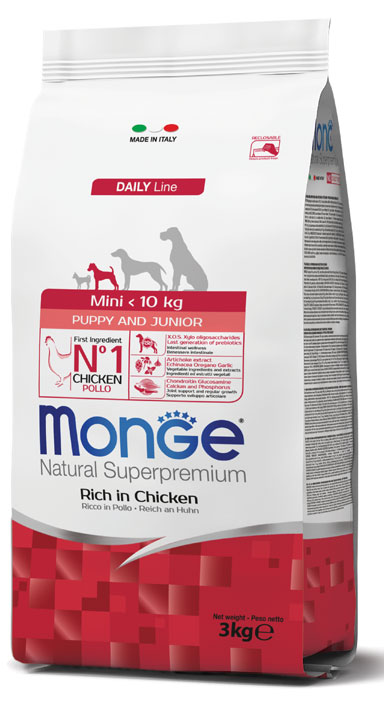MONGE MINI PUPPY 3000 G - Farmacia Dott. Pasquale Russo