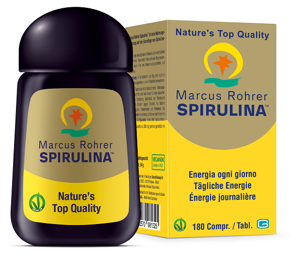 SPIRULINA MARCUS ROHRER 180 COMPRESSE - Farmacia Dott. Pasquale Russo