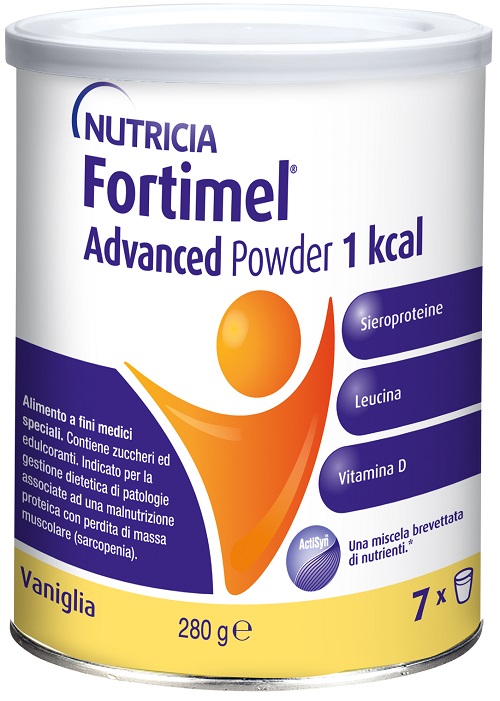 NUTRICIA FORTIMEL ADVANCED POWDER 1 KCAL VANIGLIA 280 G - Farmacia Dott. Pasquale Russo