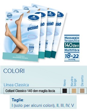 SAUBER COLLANT 140 DENARI MAGLIA LISCIA NERO 3 LINEA CLASSICA - Farmacia Dott. Pasquale Russo